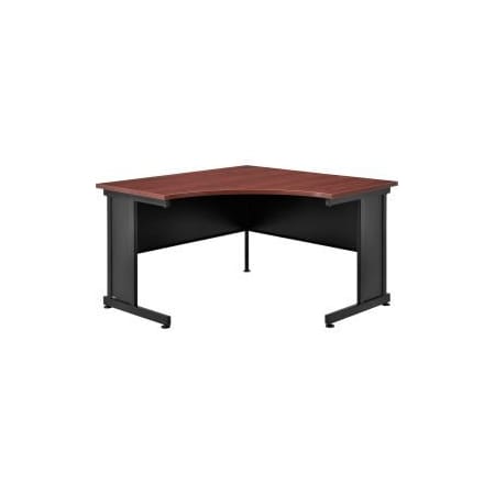 Global Equipment Interion    48"W Corner Desk - Mahogany 248993MH